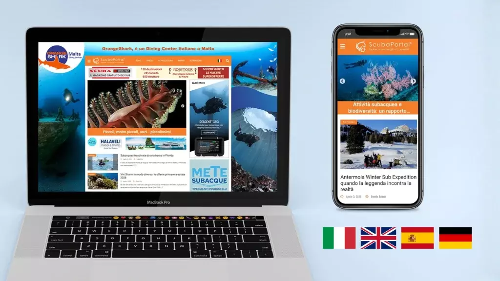 ScubaPortal Rinasce: La Piattaforma Subacquea si Espande Globalmente