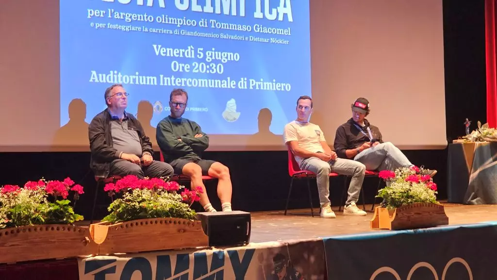 Primiero celebra i suoi eroi dello sport invernali: Giacomel e Salvadori protagonisti di una serata indimenticabile