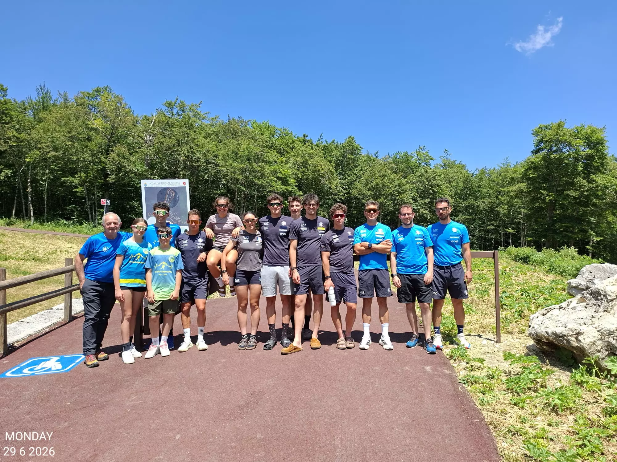 Preparazione estiva della Nazionale Under 23 di Sci di Fondo tra Abruzzo e Trentino