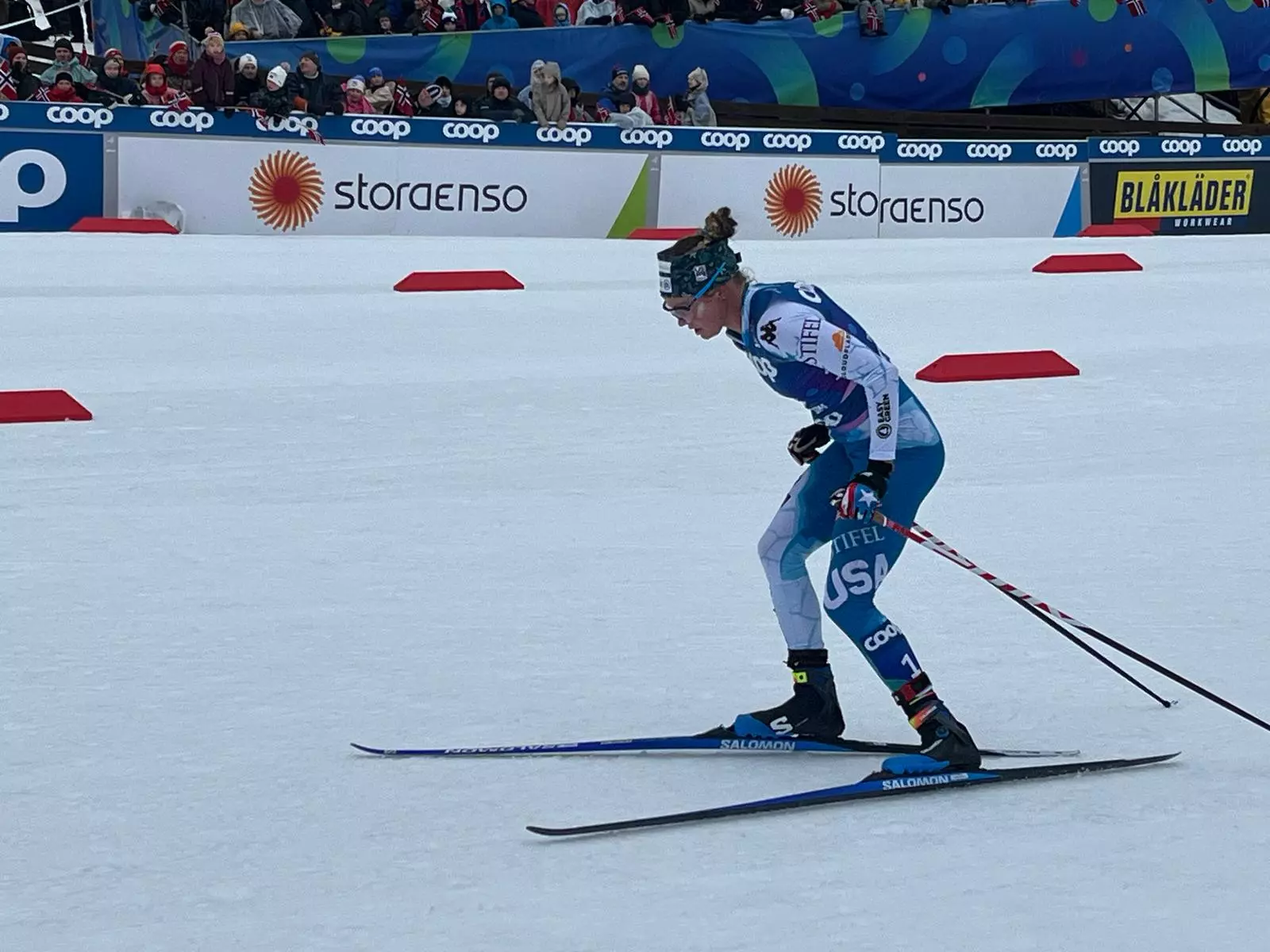 Jessie Diggins lancia l'allarme climatico negli sport invernali