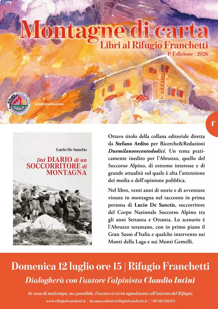 In vetta con i libri: nasce la rassegna letteraria "Montagne di Carta" al Rifugio Franchetti